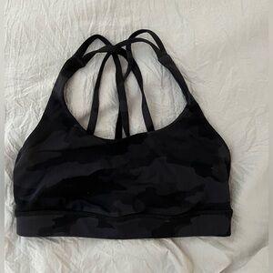 Lululemon camo sports bra